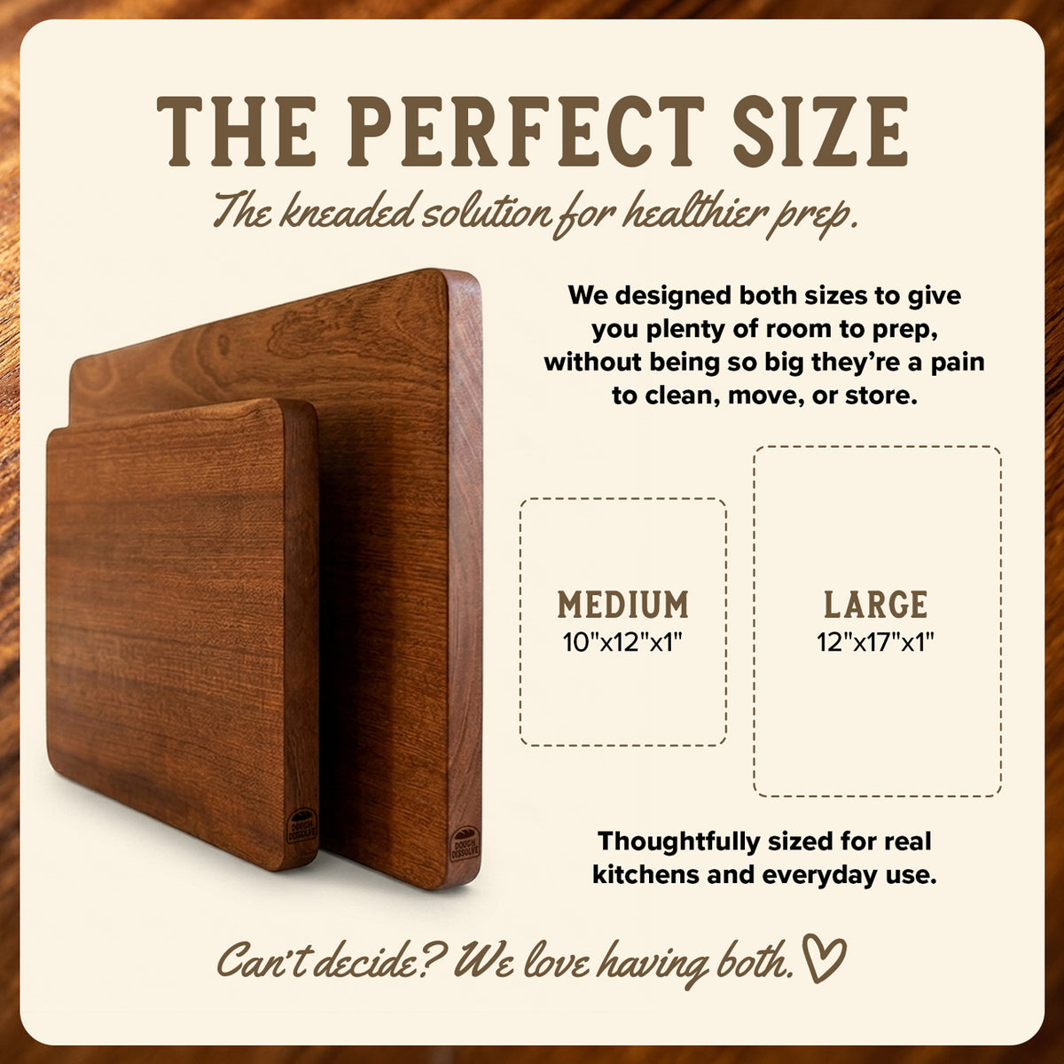 The Clean Cutting Board (12 x 10 x 1)